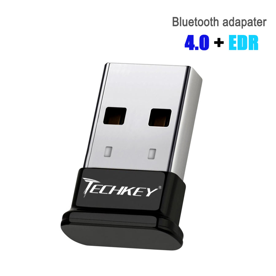 Bluetooth Adapter for PC USB Bluetooth Dongle 4.0 EDR Receiver TECHKEY ...